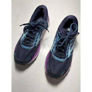 BROOKS Glycerin 15 Running Shoes Size 8 Athletic Workout Teal Blue Purple